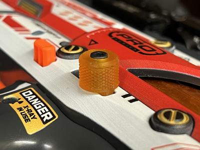 X-Shot Longshot Modified Short Dart Mag Release with Knurled Knob