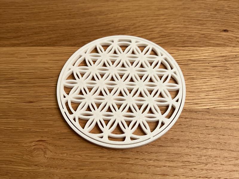 Flower of Life Coaster – Offset Edge