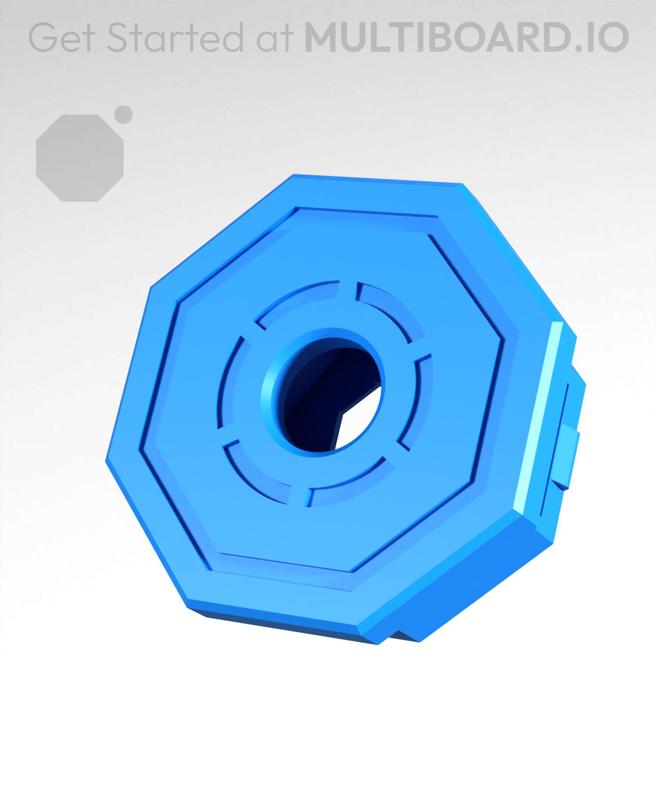 Mid-Print Nut Snap - M6