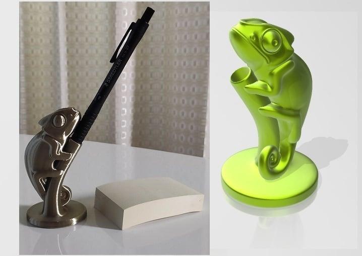 Chameleon Pen Holder  (High-Res)