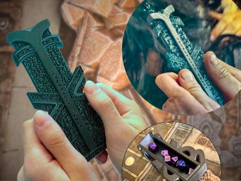 Tablet of Reawakening D&D Movie Prop or Dice Box