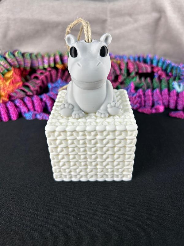 Knit Box Ornament