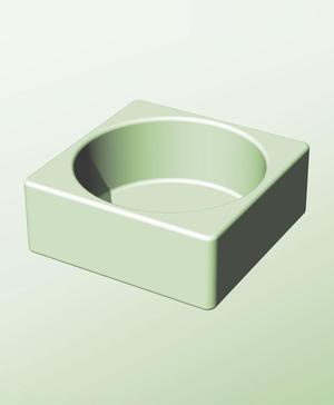 CS128-55 Modular stacking container for modern home decor 3d print stl