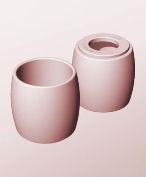 CR68-80-P Stacking pierced module bin for modern home decor