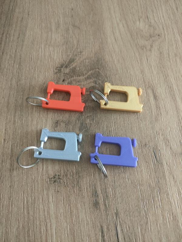 Sewing Machine Keychain