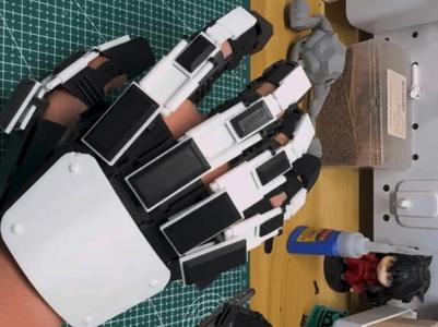 Mechanical Hand Exoskeleton Armor