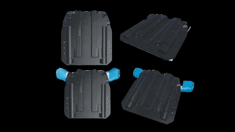 Glock 17 Gen3 Olight PL Valkyrie Turbo Vaccum Molds+ Trim Jigs Package