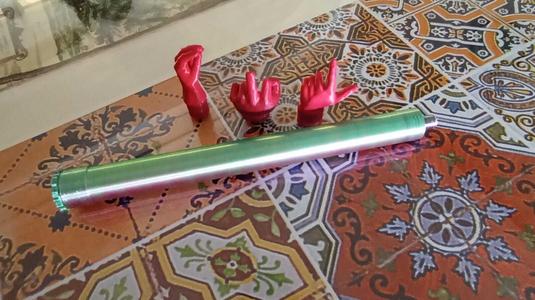 Hand pointer with 3 caps! ( m8 Schrader compatible)