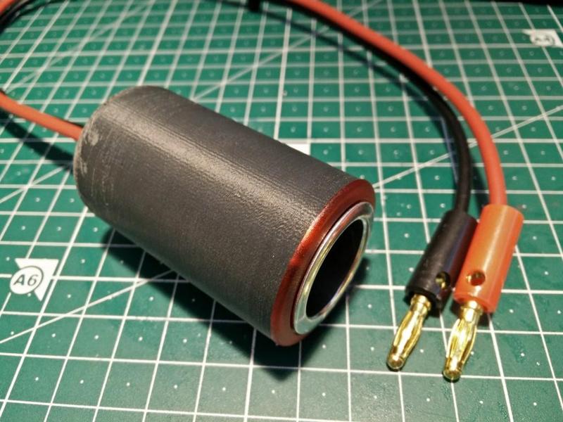screw-on cigar lighter socket housing