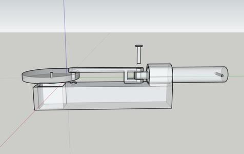 educational DC motor piston - educativo pistone da motore DC