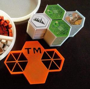 Terraforming Mars Hex Holder