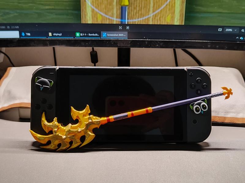 The Legend of Zelda: Tears of the Kingdom White Mane Horse Spear, Painted Version