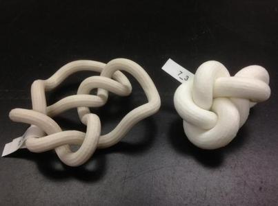 Minimum Rope Length Conformation of Knot 7_3
