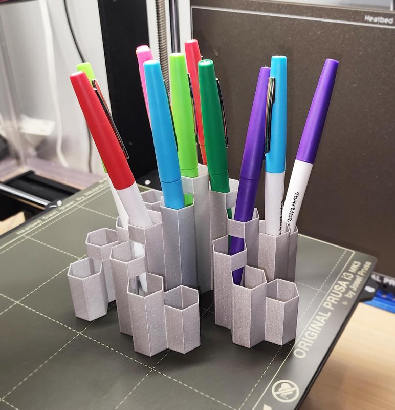 ⬢ Honeycomb #25 Spiral Vase ⬡