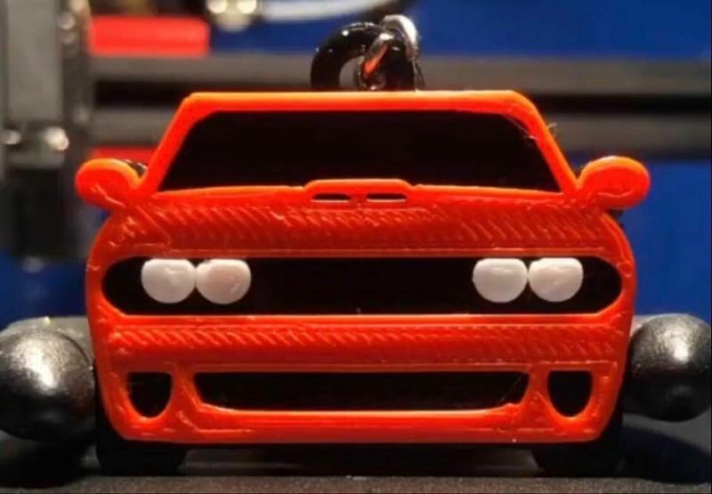 DODGE CHALLENGER KEYCHAIN
