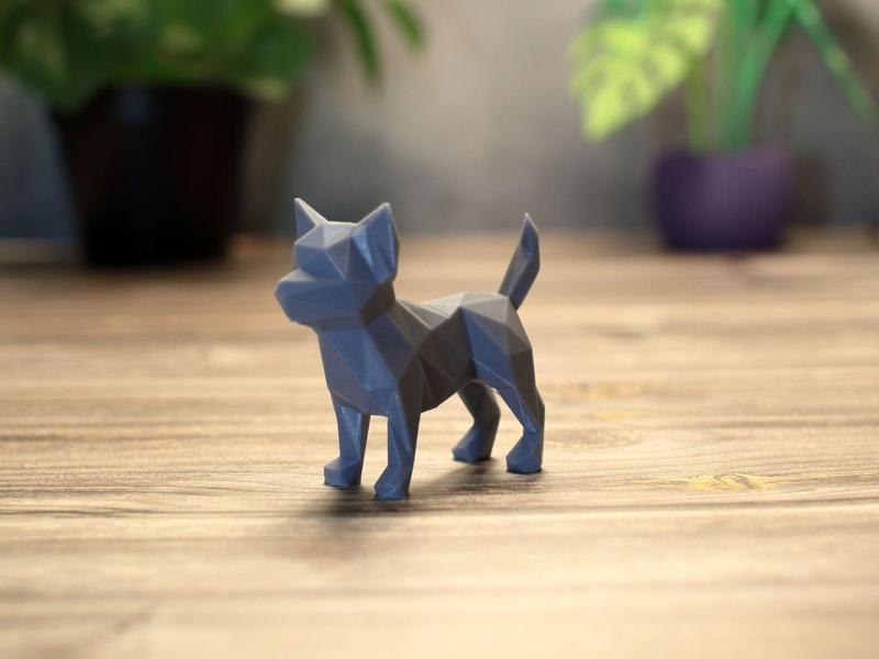Low poly puppy
