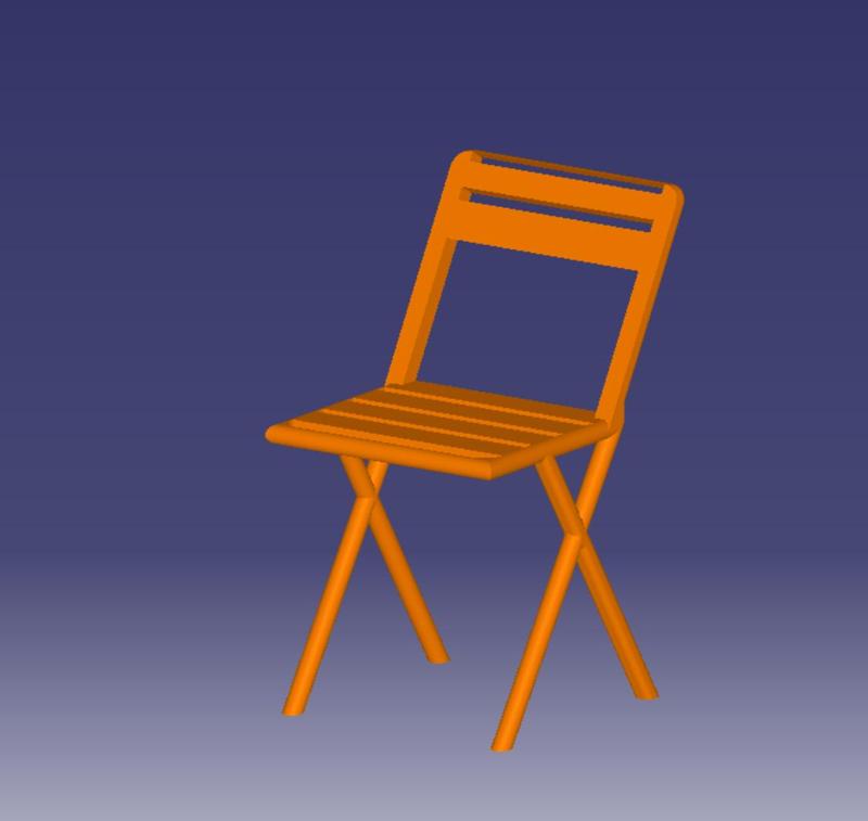 CHAIR - FULL ORANGE