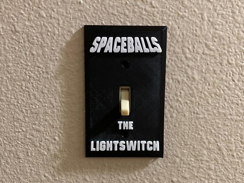 SpaceBalls Light Switch Cover & Rocker Cover