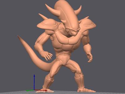 Frieza Third Form 3D Model