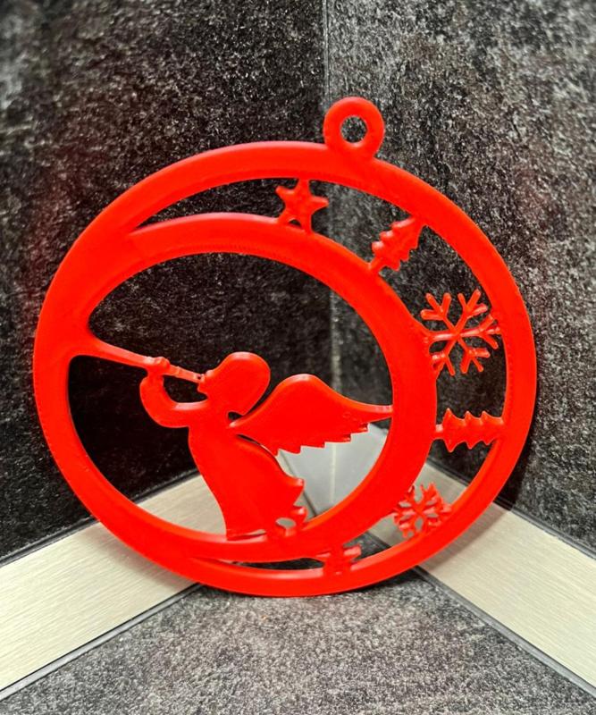 Christmas ornament with an angel