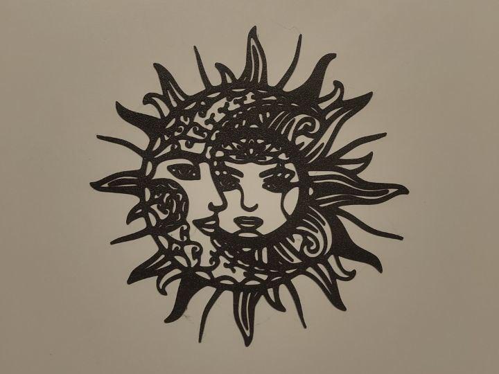 moon and sun wall art