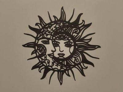 moon and sun wall art