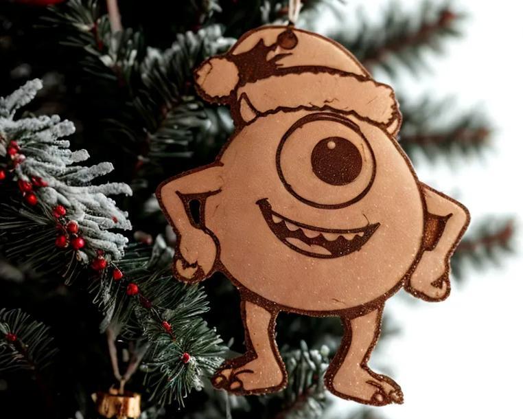 Christmas Mike Wazowski Ornament