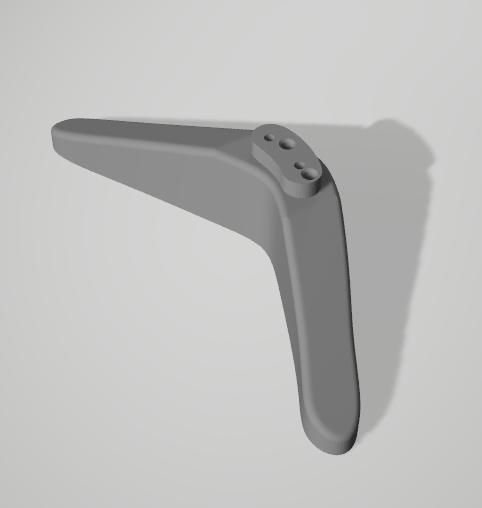 television support leg / television support leg