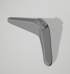 television support leg / television support leg