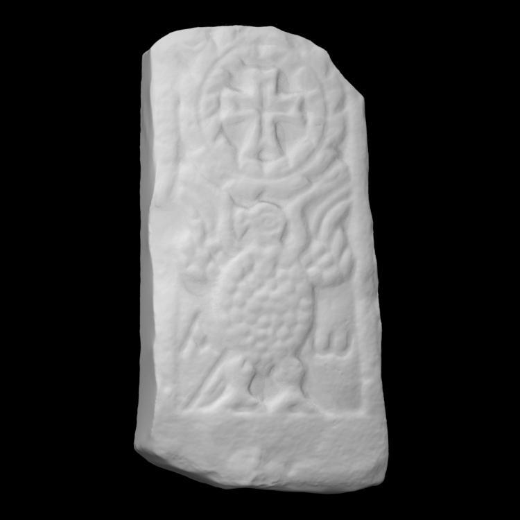 Tombstone with Eagle and Cross