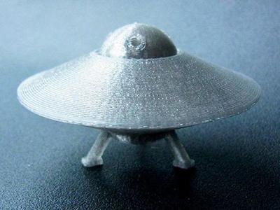 UFO with Spinning Outer Disk