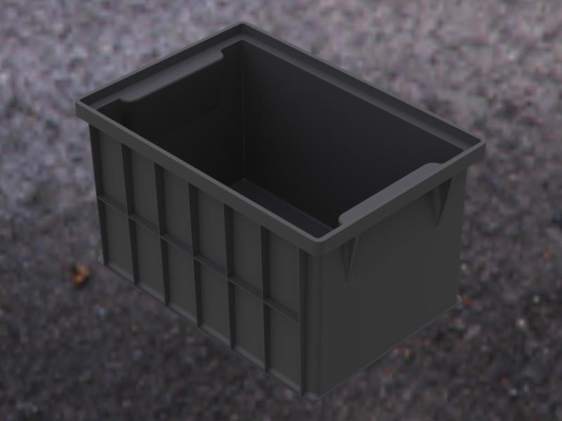 Stackable Storage Bin Capacity 2 Litres