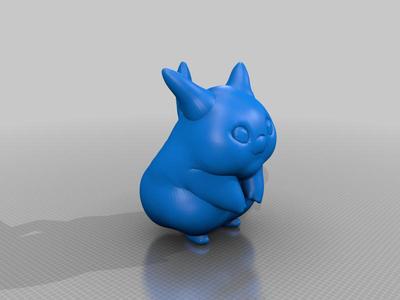 Botero Pikachu - Chubby Pikachu