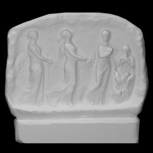 Votive relief in the shape of a cave