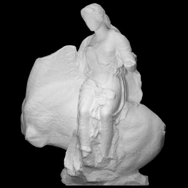 Statue of a Nereid or Aura on horseback