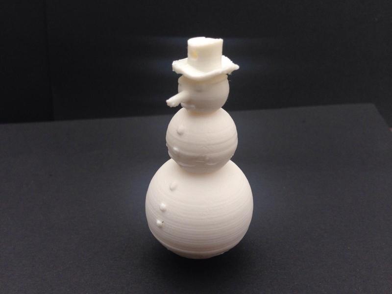 Snowman in christmas tree