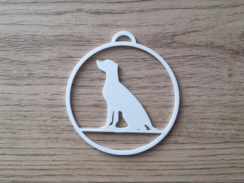 Dog Christmas ornament