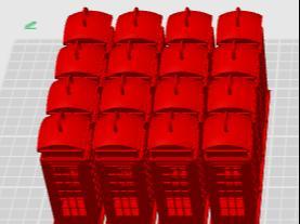 London Phone Booth Christmas Tree Ornament