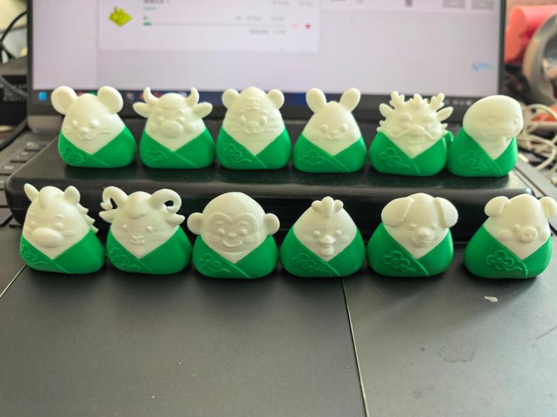 Q Version Zodiac Animal Dumplings for Dragon Boat Festival-2