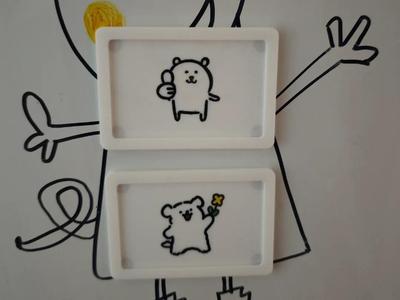 Magnetic Polaroid Refrigerator Magnet