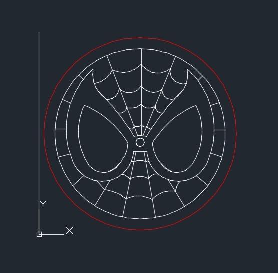 LASER CUT SPIDER-MAN COASTER