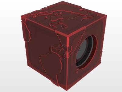 EARTH ENCLOSURE FOR PC SPEAKERS (SQUARE TYPE)