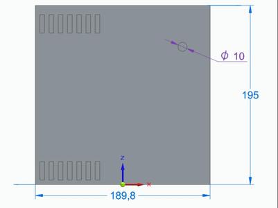 20-gallon tank back filtration box