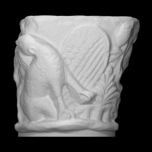 Engraved Capital from a Romanesque church