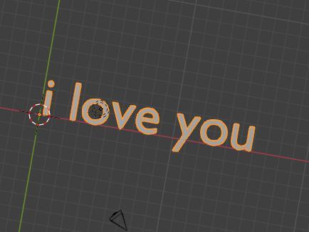 i love  you text