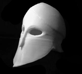 Bronze Corinthian Helmet 2 at The British Museum, London