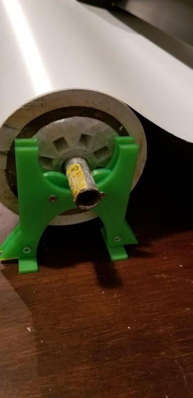 Vinyl Cutter or Large Format Printer Tabletop Roll Stand