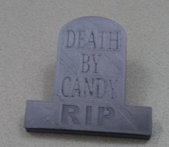 Gravestone Candy Bag Clip