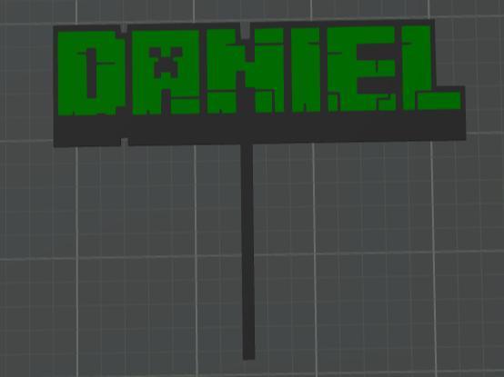 Daniel's Minecraft Toppo Name