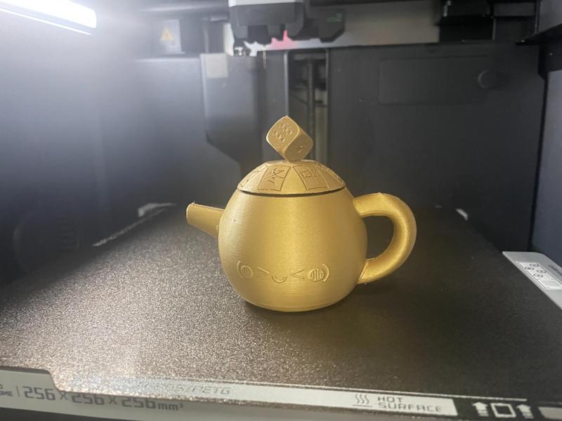 Spinnable Teapot